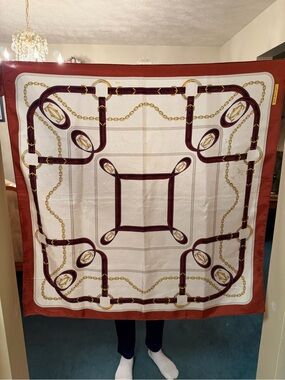 Cartier silk scarf large